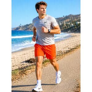 Nike Men’s Flex Stride 7" 2-in-1 Running Shorts Chile Red Large Lined Dri-Fit